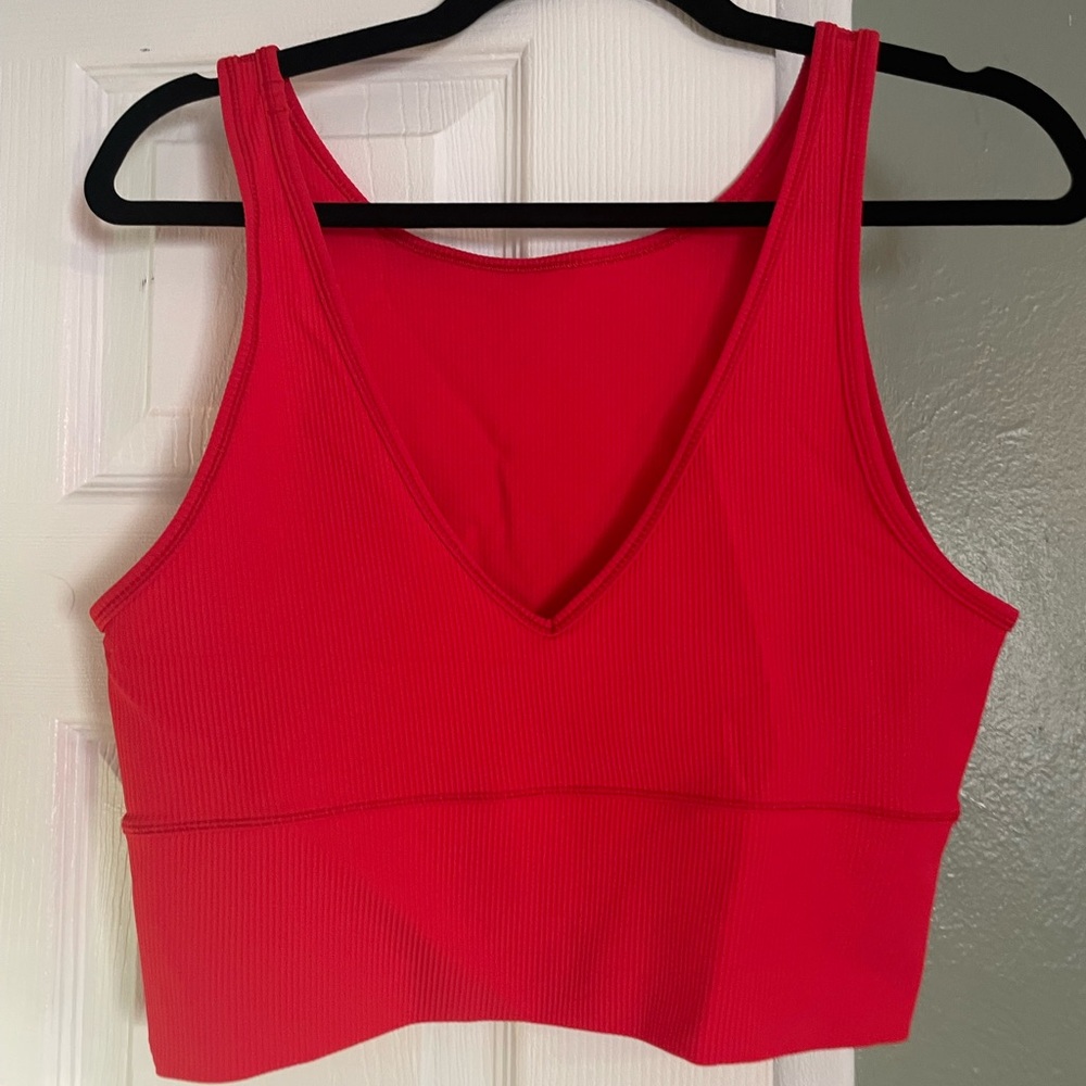 Lululemon power pivot tank top size 12